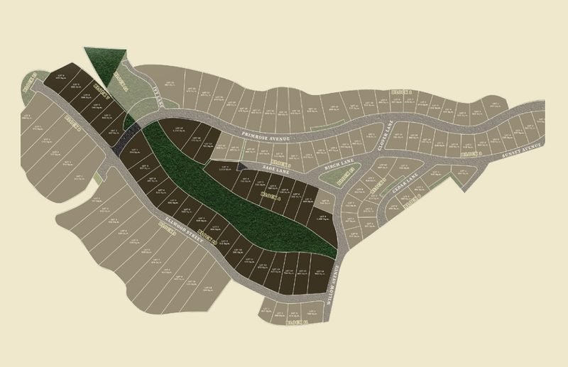 Site keymap highlighting the Parkside Premium lots within Foressa Mountain Town Light B